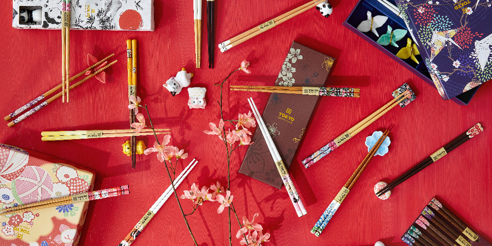 Eating with chopsticks